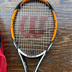 Wilson Tennis Racket And Bag