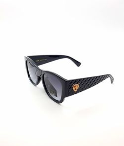 Giselle Ladies Sunglasses Black Frames With Purple Smoke Lenses New With Tags