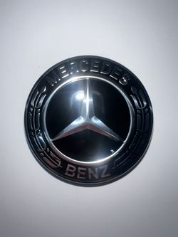 Mercedes Wheel Caps New Gen Black 75mm (one piece)
