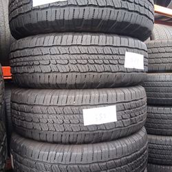 4 used Tires 265/70r18 michelin 🤑free Installation and balance ‼️ 👌 