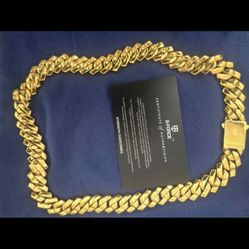 18k gold plated 22 Necklace 