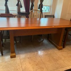 Long Wood Table 