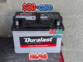 Car Battery Group Size 48/H6