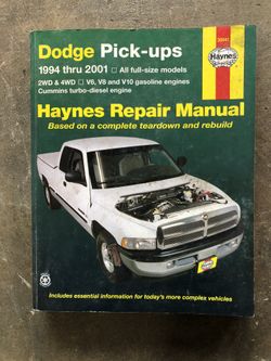 Haynes Repair Manual Dodge Truck
