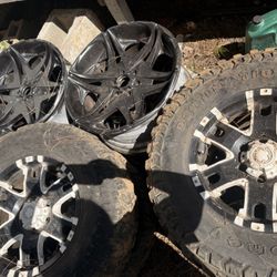6 lug rims one chevy one ford