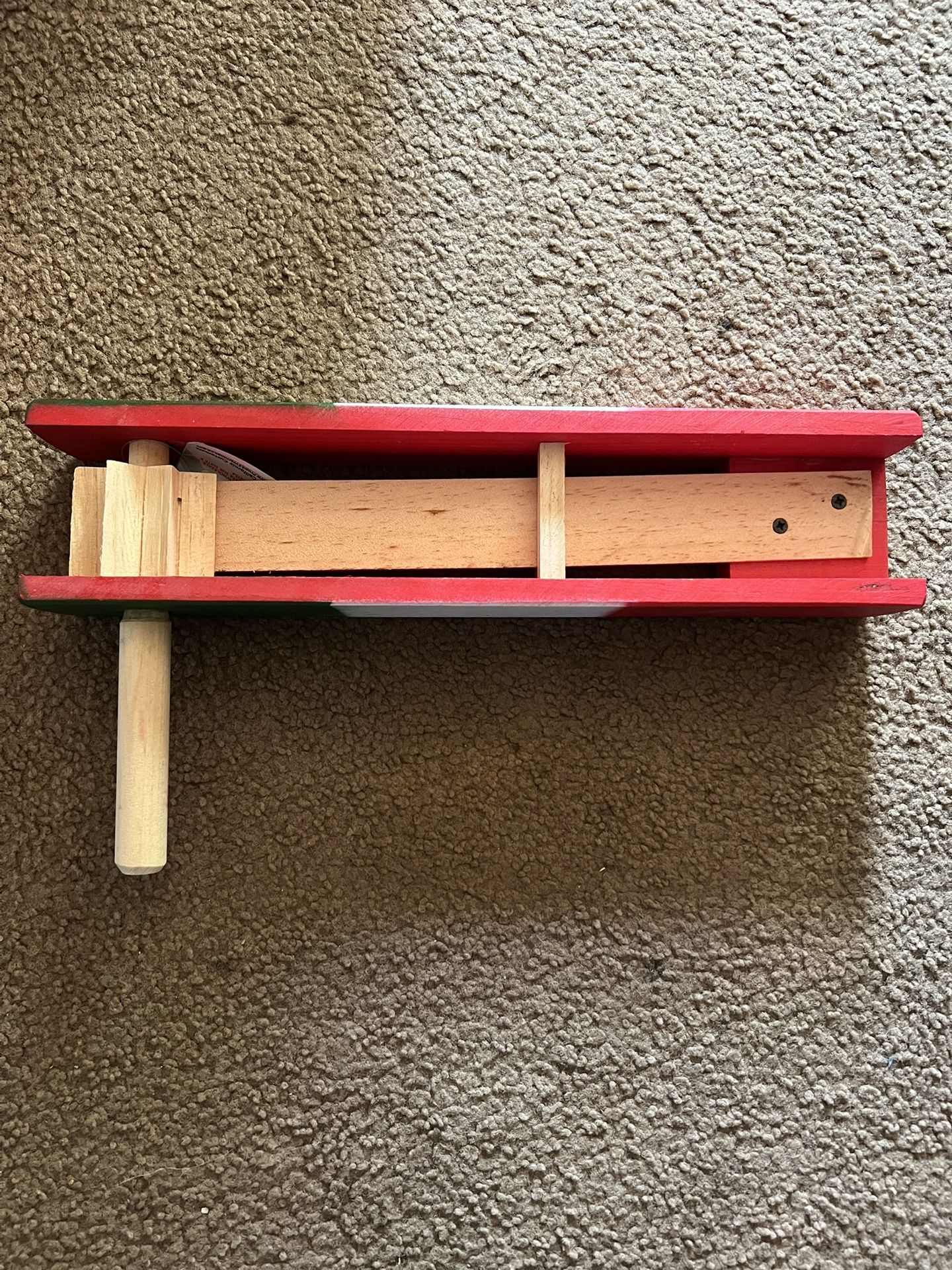 15 Inch Painted Wooden Matraca