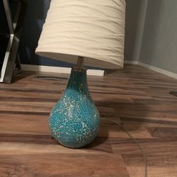 Blue Tile Lamp