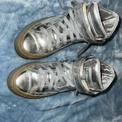 Silver Converse Boots 