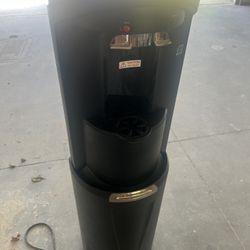 Water Cooler + Water Bottles + Rack 