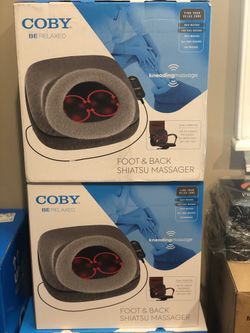New foot and neck shiatsu massager