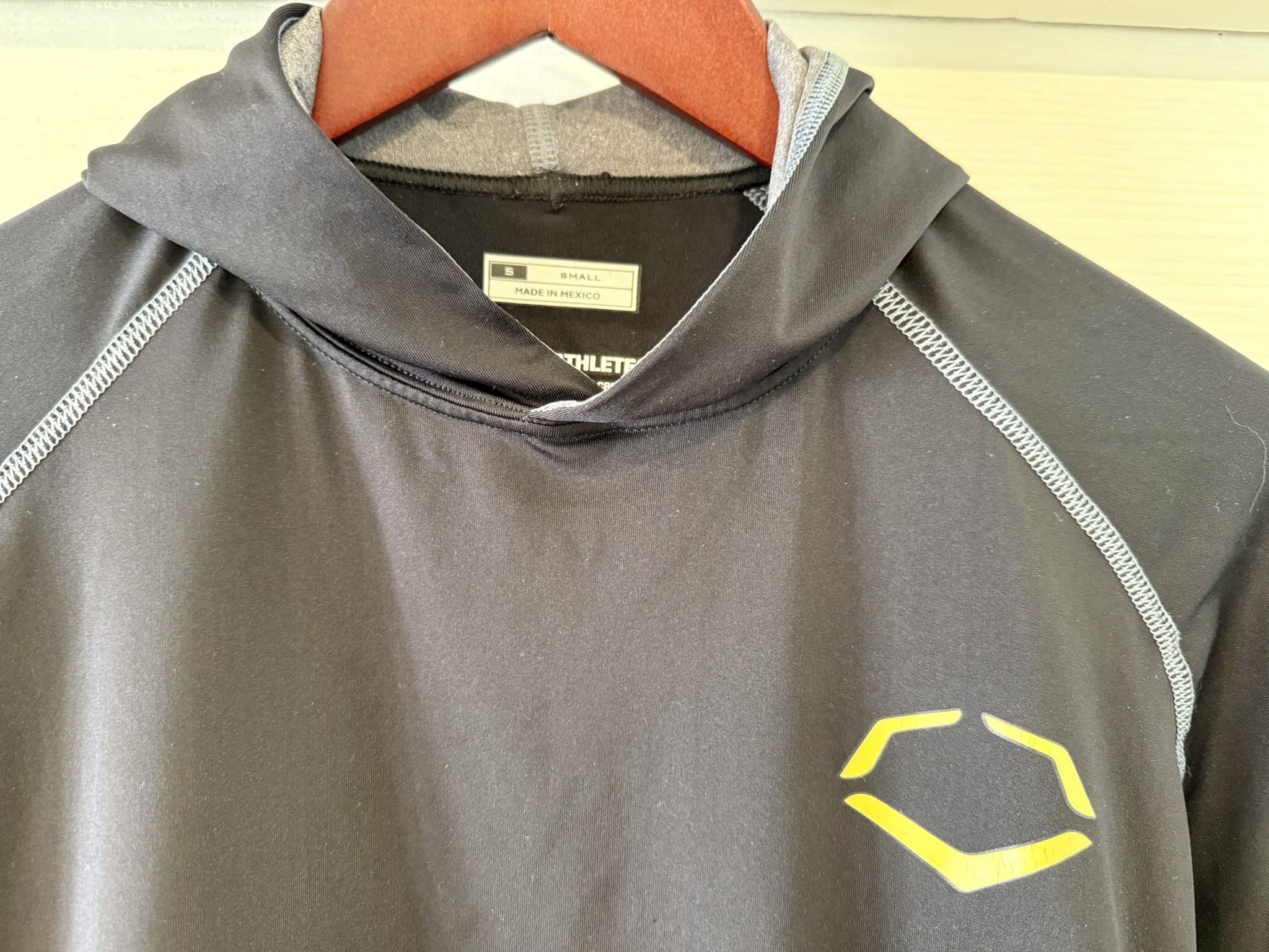 EvoShield Lightweight Training Hoodie, SwagTech, Black, Adult Small