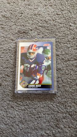 Signed Andres Reed card