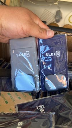 Sleev Sticky Pad Phone Case With Pop Socket