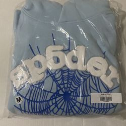 Sky Blue Spider Worldwide Hoodie M-L