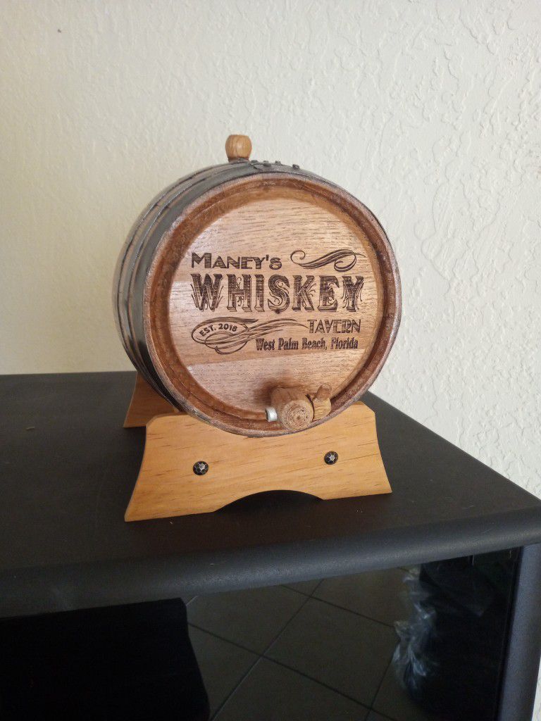 Free Oak Whiskey Barrel
