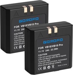 VB18 High Capacity Lithium-ion Replacement Battery Pack (2-Pack)