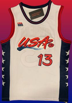 Shaq O’Neal USA White Jersey