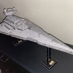 Custom Imperial Star Destroyer with lights and sound board.