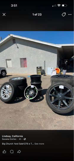 Wheels ALL WILL NEED TIRES $250/set