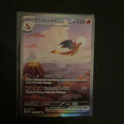 Scarlet And Violet Pokemon 151 Charizard Ex SIR