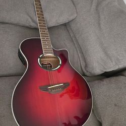 Yamaha electric acoustic guitar