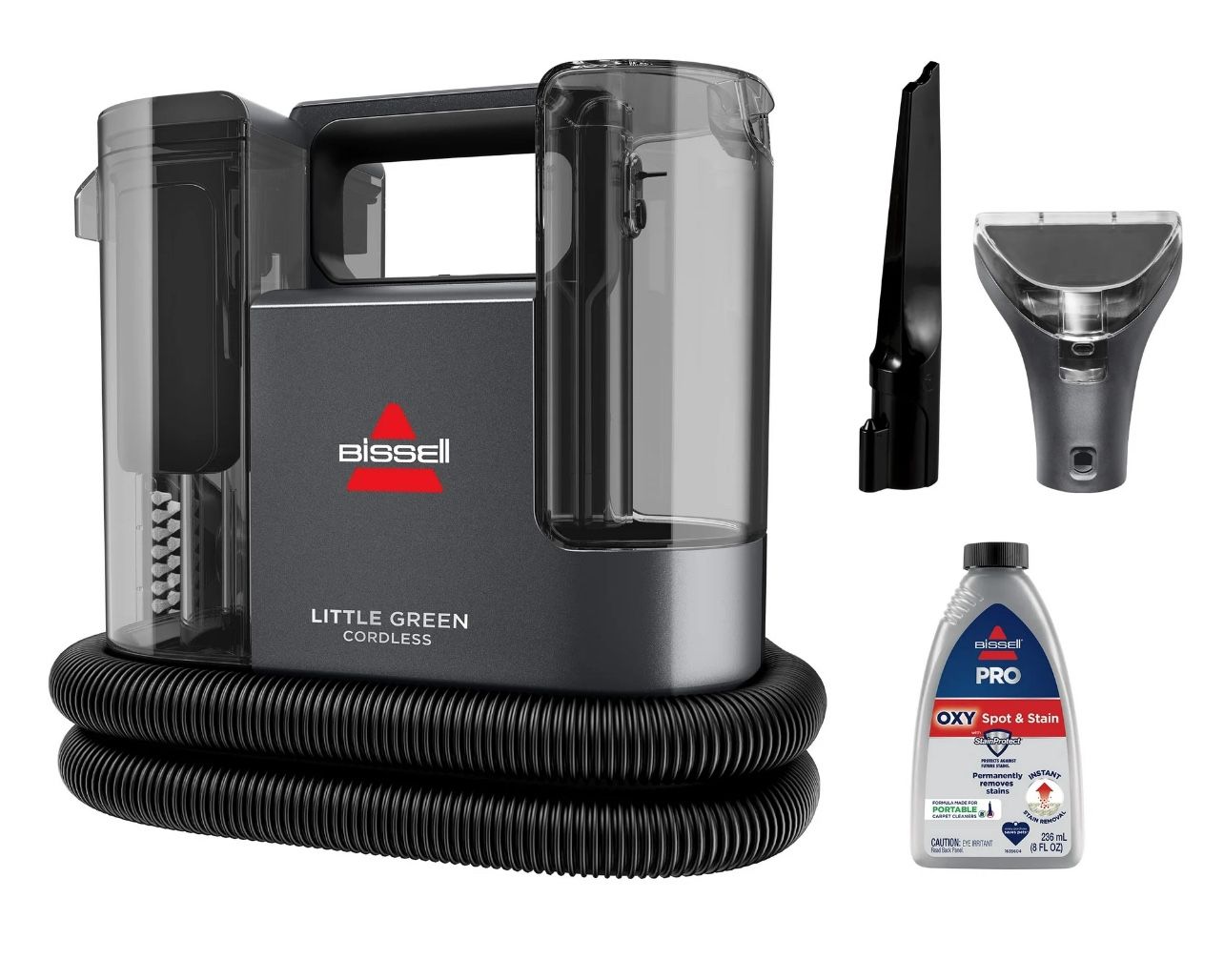 BISSELL Little Green Cordless Portable Carpet and Upholstery Cleaner, 3734