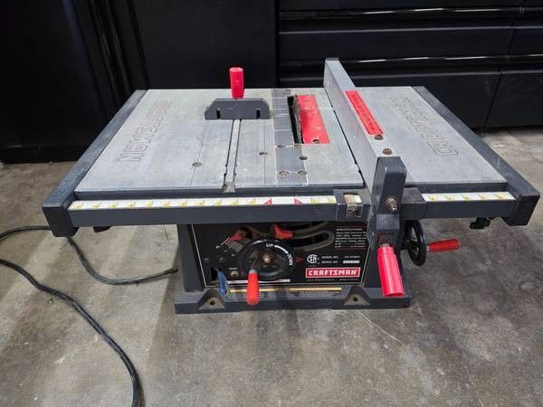 Craftsman 10" Table Saw (Please Read)