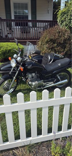 2008 Honda nighthawk CB 250 with sidecar 5500 original miles