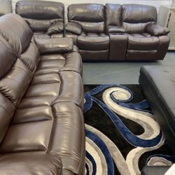 COMFY NEW MADRID RECLINING SOFA AND LOVESEAT SET ON SALE ONLY $999. IN STOCK SAME DAY DELIVERY 🚚 EASY FINANCING AVAILABLE 