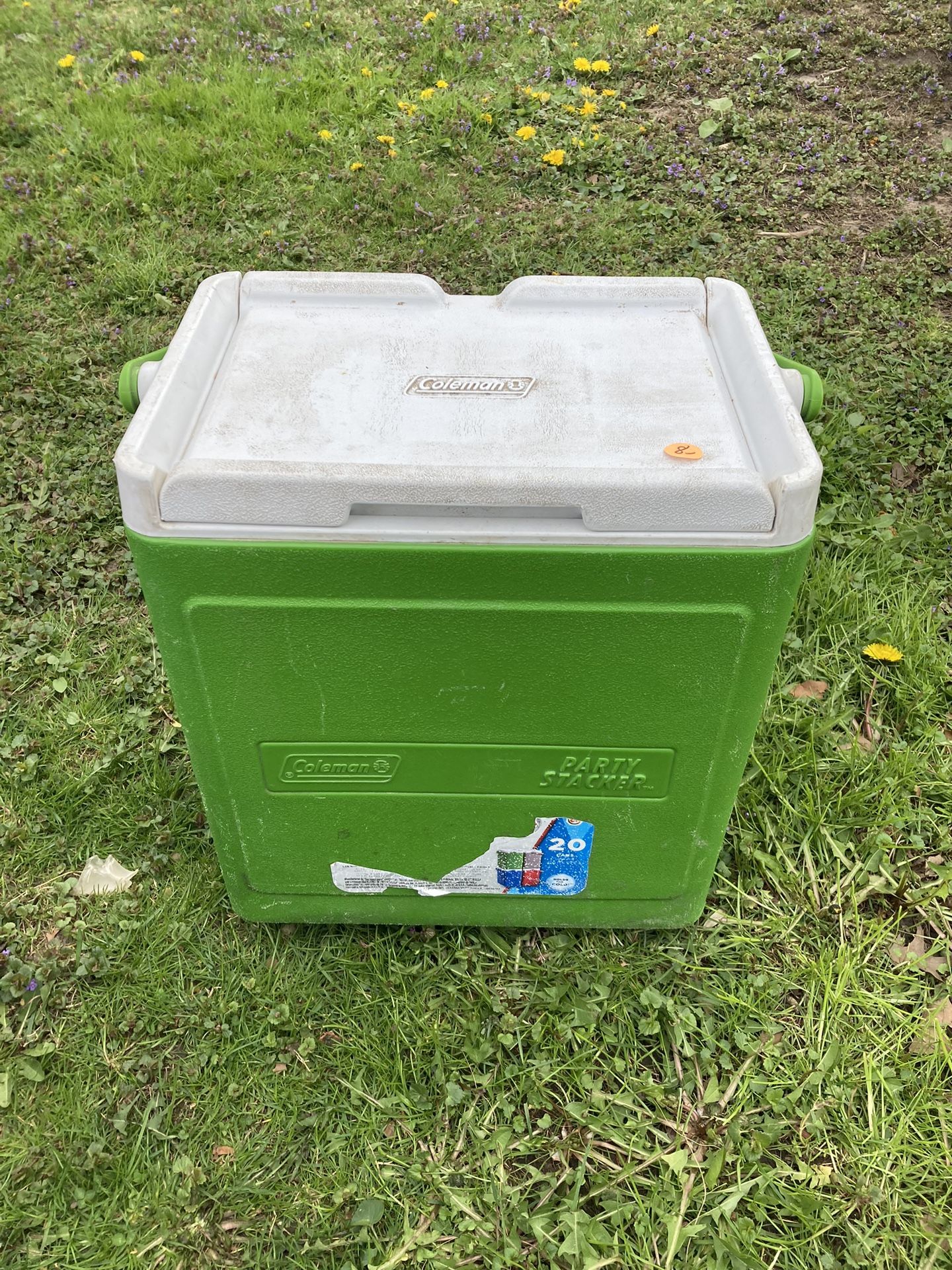 Vintage Colemans, 18 Qt Green Party Stacker Cooler 