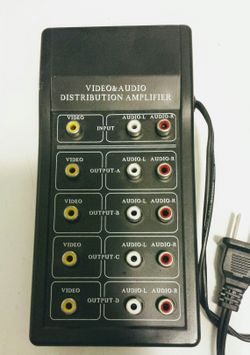 Video and Audio Distribution Amplifier