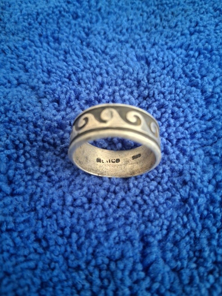 Ring, with Tribal Waves