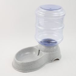 Amazon Basics Gravity Pet Water Dispenser for Cat, Dog, 1 gallon Small, Gray