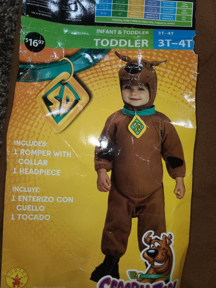 Scooby-Doo costume 3t 4t