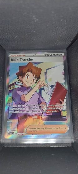 Pokémon Bill's Transfer 194/165 Illustration Rare Holo