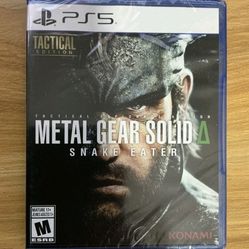 brand new sealed ps5 metal gear solid snake eater playstation 5