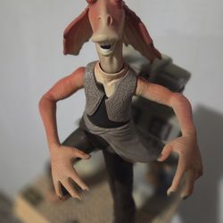 STAR WARS ~ DANCING JAR JAR BINKS ~ by I'm a Thinking Toy ~ 1999