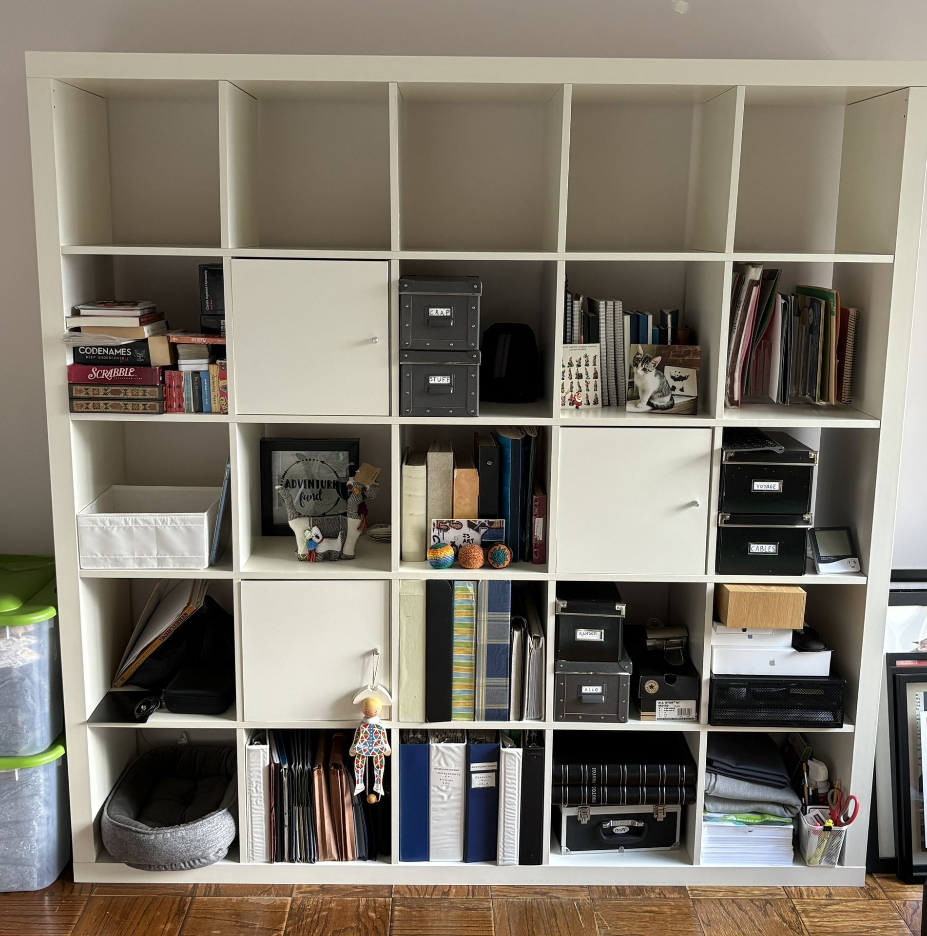 White Shelving unit or room divider