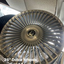 26”  Wheels Rims Tires Sensors Lugs Locks Installation Ready To Roll