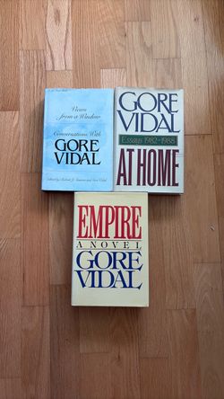 Gore Vidal Hardcover Preowned Books Lot
