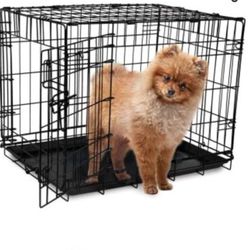 Crate New With Divider Panel.  20x24x16. Dog Crate/pet Crate  Two Door Provalue Wire Dog Crate, 24
Inch, For Pets 15-30 lbs