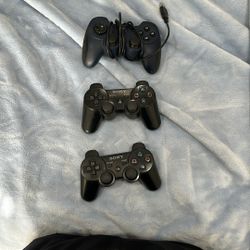 3 controllers(ps3)
