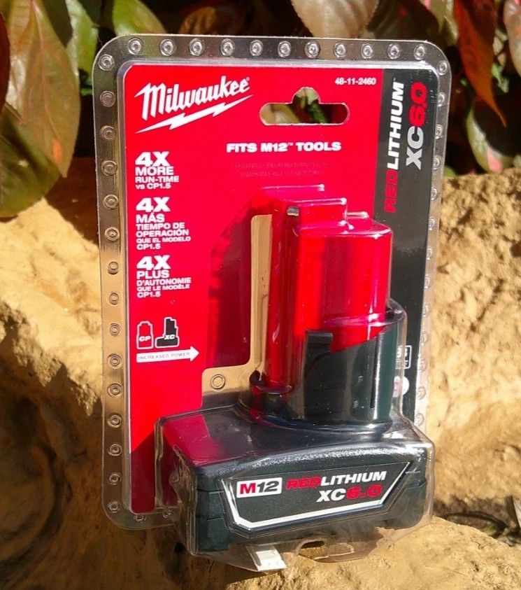 Milwaukee Drill Battery 12V Red Lithium 