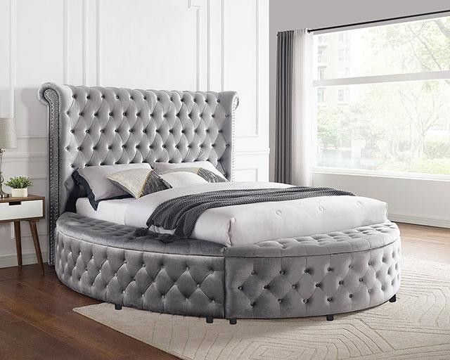 UPHOLSTERY STORAGE PLATFORM BED