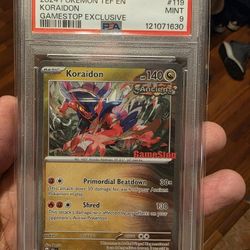 Koraidon Gamestop Exclusive Stamped Psa 9