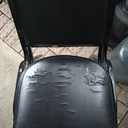 4 Chairs Metal Used Needs New Covers 