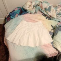 White Skirt XL Used