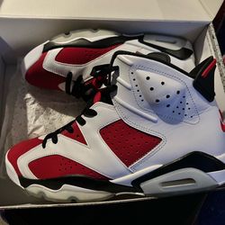 Jordan 6 carmine size 10.5
