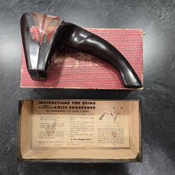 VINTAGE Cutco Professional Honing Stone Knife Sharpening Tool In Box USA
