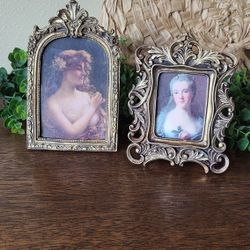 Decopaged Images Of Victorian Ladies